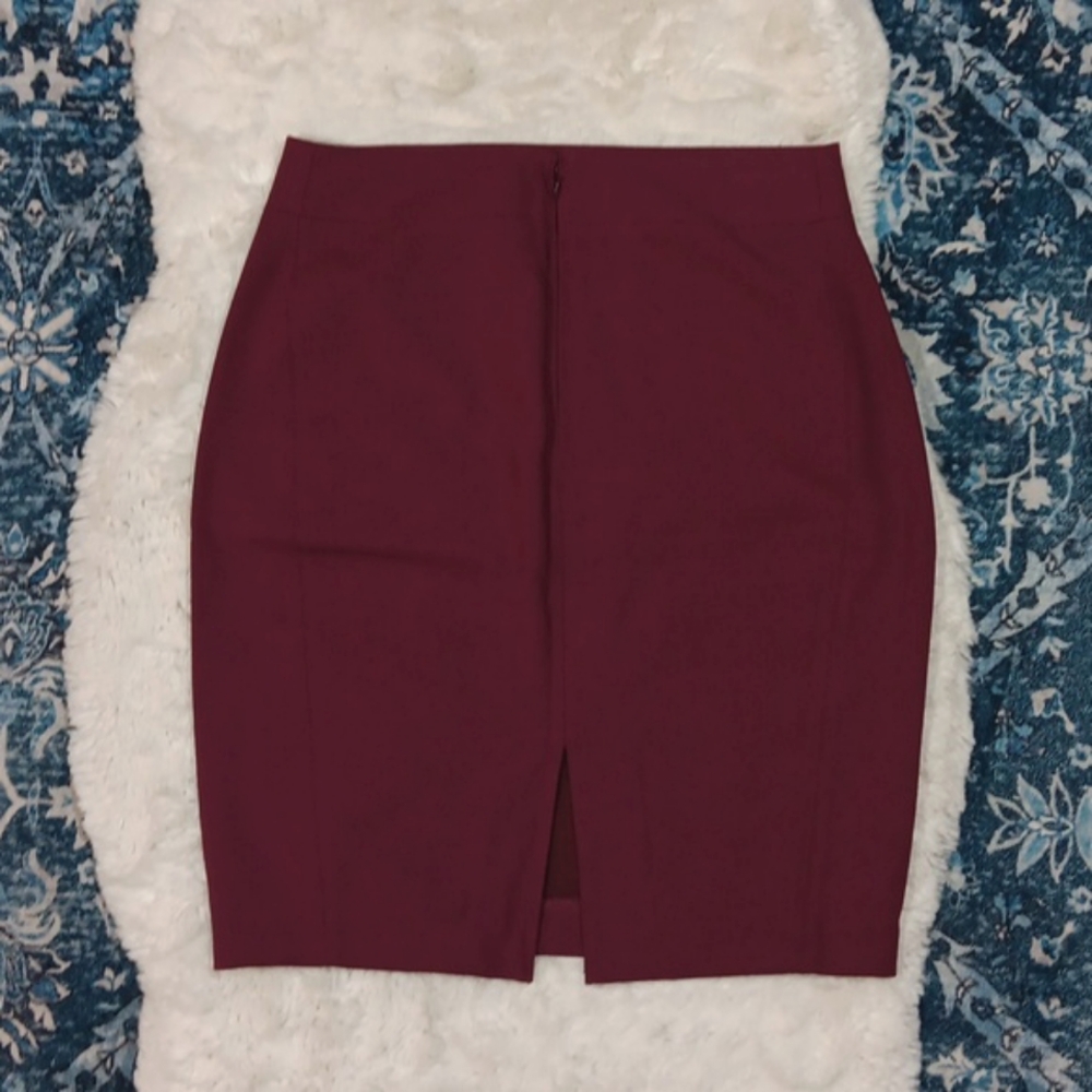 New Loft curvy fit stretch knit pencil skirt womens sz 8 - Picture 5 of 8